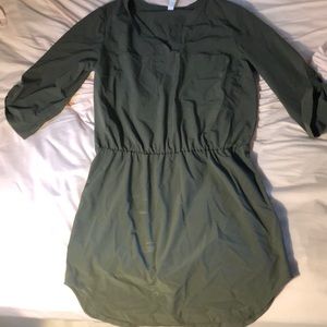 Army green dress